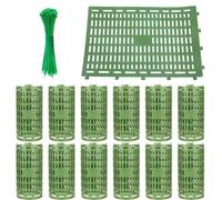 Tree Trunk Protectors Pack of 12 with 40 Ties, Essential for Protecting Trees from Damage