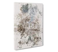 Tree View in Kerala India Watercolour Canvas Print | Gallery Wrapped 30mm Frame Wall Art | 30x20 inches | Ready to Hang | Modern Landscape Picture | Living Room Bedroom Lounge Office