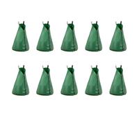 Tree Watering Bag 75 l 10 Pieces - Garden Helpers by Hillvert Hunter green