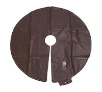 Tree Watering Ring 10 Gallon Reusable PVC Drip Irrigation Water Pouch for Planting Gardening High Capacity Design Ring Style Drought Prevention (Coffee)