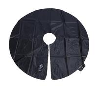 Tree Watering Ring PVC with 15 Gallon Large Capacity, 35.4 Inch Diameter - Drip Irrigation System, Water Conservation, Ideal for Gardening Trees and Shrubs (Black)