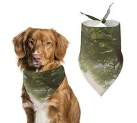 Tree with Branch Scenery Dog Bandanas Soft Cute Triangle Larges Scarfs for Pets Kerchief Print Pet Handkerchiefs for Small Medium Large Dogs Puppy Cats