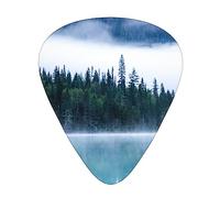 Tree With Reflection Print Guitar Picks Personalized Novelty Guitar Plectrums For Electric Guitar Acoustic Guitar 12 Pack