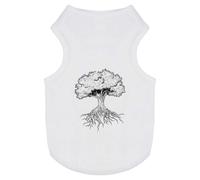 'Tree with Roots' Pet Dog/Cat T-Shirt (PT00150399)
