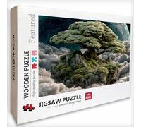Tree Wooden Jigsaw Puzzles 30x20in, Planet Jigsaw Puzzles for Adults 1000 Piece with Box, Challenging Game, Gifts for Teens, Back Lettering Easy to Distinguish, for Men Women Elders Seniors, O-1785