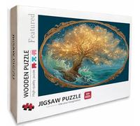 Tree Wooden Jigsaw Puzzles 30x20in, Waves Jigsaw Puzzles 1000 Pieces for Adults with Box, Educational Challenging Game, Back Lettering Easy to Distinguish, Summer Gifts, Beautiful Decoration, A-1764