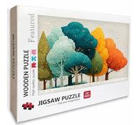 Tree Wooden Jigsaw Puzzles 99x70cm, Color Jigsaw Puzzles 2000 Piece for Adults with Box, Educational Challenging Game, Gifts for Teens, Back Lettering Easy to Distinguish, Beautiful Decoration, Y-9718