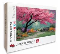 Tree Wooden Jigsaw Puzzles 99x70cm, View Jigsaw Puzzles 2000 Piece for Adults with Box, Educational Challenging Game, Gifts for Teens, Back Lettering Easy to Distinguish, Beautiful Decoration, 5-2026