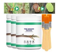 Tree Wound Sealer, Tree Pruning Sealer, Tree Wound Sealer Healing Paste, Tree Grafting Supplies, Bonsai Cut Paste, Pruning Sealer And Tree Wound Dressing for Plant, Trees, Shrubs, Roses (3Pcs)