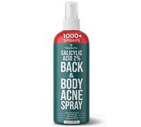 TreeActiv Body Acne Treatment Spray 4 oz, 2% Salicylic Acid Spray, Back Acne Spray, Tea Tree Oil Spray with Aloe Vera, Body Acne Spray, Back Acne Solution, Butt Acne Clearing Treatment, 1000+ UsesQ