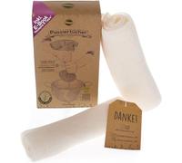 TreeBox Tear Resistant Organic Cotton and Linen cheesecloths - Set of 2 - Extra fine - Reusable and Washable - Perfect for Juice and Soup