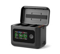 Treeboy Osmo 360 Battery (2 Packs) with 27 W Fast Intelligent Bi-Directional Charging Hub Compatible with DJI Osmo 360/Action 5 Pro/4/3 w/LCD (OSMO Charger Hub)