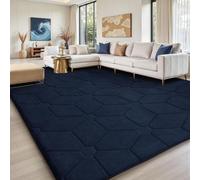 Treeboy Rugs Living Room 200x300, 3D Grey Area Rugs for Bedroom, Extra Large Rugs for living room, Machine Washable Anti Slip Fluffy Rug Shaggy Rug Cream Rug Carpets Mat for Kids Room Bedroom