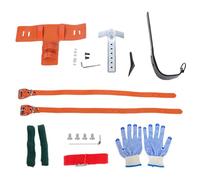 treeClimbing Spurs - Cowhide Leather, Safety Spike Equipment, Ergonomic Strap Support, Long Lasting Outdoor Accessory, Heavy Duty Wood Trimming Tool | Perfect for fruit harvesting, treepruning, fore