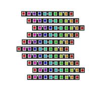 Treedix 10 x 10 RGB LED Light Stick Matrix with Integrated Driver Board
