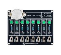 Treedix Soldering Practice Kit, DIY Electronic Project Learning Circuit Solder Board, Resistor Learning Board, Soldering Kit Projects for Learning Current and Resistance Relationship