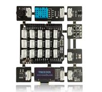Treedix Ultimate Complete Starter Kit Compatible with Arduino, Uno R3 Starter Kit, Electronic Projects Basic Starter Kit, All in one Beginner Kit with 8 Sensors for Wrinting Code, Programming