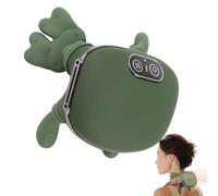 TREEFIA Siasoo Neck Massager - Bionic Heated Massager, Wireless Portable Neck and Back Massager, Electric Deep Tissue 4D Kneading Massage, Simulated Human Hand Design for Pain Relief (Green)