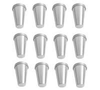 TreegoArt Aluminum Reusable Kulfi Cone Mould Ice Cream Maker Mould - Pack Of 12