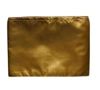 TreegoArt Fashion Women's Pure Cotton Saree Fall Fabric For Pleates Draping- Pack Of 1, Dark Gold, Length- 2.25 Meter X Width- 5 Inch(Approx)