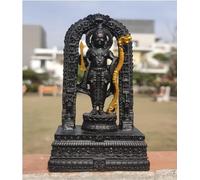 TreegoArt Ram Lalla Idol Ayodhya Ram Mandir Murti Resin Shree Ram Lalla Statue Home Decor & Office, Tample, Mandir Car Dashboard- 6 Inches
