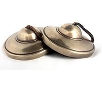 TreegoArt Tibet Tingsha Tibetan Bell (Chimes) Professional Healers in Silk Case- 2.5 Inches