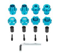 Treehobby 4Pcs 17Mm Hex Nuts Adapter Splined Wheel Hubs Widen and Longer Combiner Compatible with /10 Traxxas E-REVO Summit RC Car Upgrades Parts