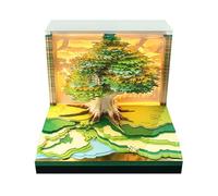 Treehouse 3D Paper-Carved Calendar(Gr眉n)