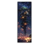 Treehouse Diamond Art, Diamond Painting Dream, 5D Round Full Drill Crystal Art Kits for Beginner, DIY Rhinestone Embroidery Mosaic Kits for Adults for Home Wall Decor, Large Canvas 150x50cm F1-903
