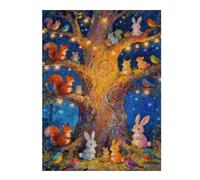 Treehouse Family Jigsaw Puzzle, 500 Piece Puzzle for Adults, Impossible Hard Challenging Puzzle, Fun and Relaxing Family Game, Home Decoration, Interlock Perfectly, No Dust, 20.5x15 in