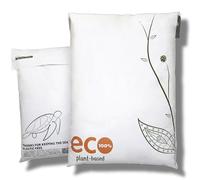 Treehouseco Compostable Mailing Bags - Biodegradable Postage Bags, Eco Friendly Mailers - Reusable, Sustainable & Plastic Free Packaging for Shipping Parcels (10pcs, Medium: 12" x 16")