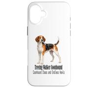Treeing Walker Coonhound Dog Chaos Endless Howls Pet Case for iPhone 16 Plus