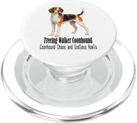 Treeing Walker Coonhound Dog Chaos Endless Howls Pet PopSockets PopGrip for MagSafe