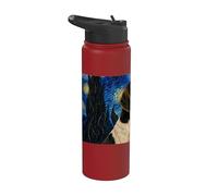 Treeing Walker Coonhound Dog Van Gogh Starry Night Stainless Steel Insulated Water Bottle