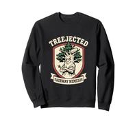 Treejected Funny Disc Golf Frolf Player Tree Sweatshirt