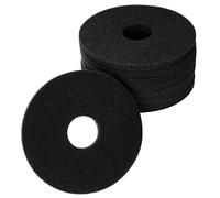 Treela Bar Rimmer Sponges Replacement Glass Rimmer Sponges Margarita Salt Rimmer Sponges Cocktail Glass Rimmer Sponges for Lime Juice, Black (8 Pieces)