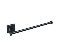 TreeLen Under Cabinet Kitchen Roll Holder, Set of 2 Matte Black Paper Towel Holders, Heavy Duty Screw-Mount Wall Roll Dispenser, Rustproof Stainless Steel Holder for Kitchen Cabinet & Walls, Modern In