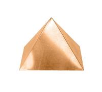 TREEMAISON Pure Copper Plain Hollow Pyramid | 2 inch |Pack of 1 | Boost Positive Energy for Vastu | Energy for Vibrations at Home, Office | Powerful Positive Energy Remedies | Health & Wealth Benefits