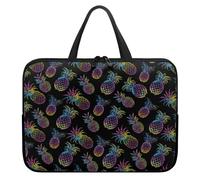 Treer 3D Fruit Print Laptop Bag,10-17Inch Tote Bag for Women Men,Waterproof Laptop Case with Zippered,Scratch and Dust Resistant Computer Sleeve for Business,Office,School (Pineapple,12 inch)