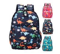 Treer 3D Long Neck Dinosaur Kids Backpack Girls Backpacks Boys Backpack Children's Backpacks, Personalised Rucksack for Teenagers School Sports Travel Holiday (Black,M)