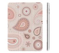 Treer Case for iPad Mini 7 (A17 Pro) 2024 / iPad Mini 6 (2021) with Pencil Holder, Protective Case with Stand Function, Shell Smart Cover with Auto Wake/Sleep (nordic paisley4,8.3in)