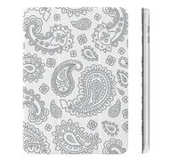 Treer Case for iPad Mini 7 (A17 Pro) 2024 / iPad Mini 6 (2021) with Pencil Holder, Protective Case with Stand Function, Shell Smart Cover with Auto Wake/Sleep (nordic paisley6,8.3in)