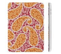 Treer Case for iPad Mini 7 (A17 Pro) 2024 / iPad Mini 6 (2021) with Pencil Holder, Protective Case with Stand Function, Shell Smart Cover with Auto Wake/Sleep (nordic paisley5,8.3in)