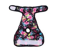 Treer Dog Nappies Female Soft Absorbent Pet Diapers Breathable Comfortable Puppy Sanitary Pants Durable Washable Period Pants for Pet Incontinence/Long Travels (L,love)