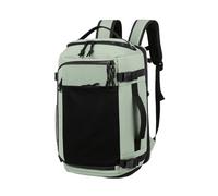 Treer EasyJet Cabin Bags 43x29x22 Travel Backpack Cabin Bag Solid Color Carry on Water Resistant Hand Luggage for Airplanes, Multiple Pockets Rucksack for Men and Women (Green,43x29x22cm)