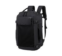 Treer EasyJet Cabin Bags 43x29x22 Travel Backpack Cabin Bag Solid Color Carry on Water Resistant Hand Luggage for Airplanes, Multiple Pockets Rucksack for Men and Women (Black,43x29x22cm)