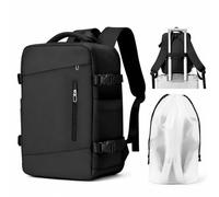 Treer for Ryanair Cabin Bags 40x30x20cm Underseat, Travel Backpack Cabin Size Men Women Carry-ons Hand Luggage Bag Rucksack for Airplanes, Anti-Theft Pocket, Fits 14-Inch Laptop (Black)
