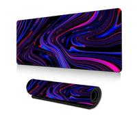 Treer Gaming Mouse Pad PC Office Tie Dye Painting Keyboard Mat Extended Large Desk Mat Computer Mouse Mat, Mousepad Non-Slip Stitched Edge for Home Office Work (A,500 * 1000 * 3mm)