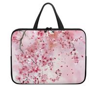 Treer Japanese Style Laptop Bag,10-17Inch Tote Bag for Women Men,Waterproof Laptop Case with Zippered,Scratch and Dust Resistant Computer Sleeve for Business,Office,School (Butterfly,10 inch)