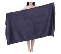 Treer Microfibre Massage Bed Cover Sheet, Solid Colour Thick Couch Towel for SPA, Beauty Salon and Therapists, Washable Treatment Table Blanket (Dark Gray,100x200cm)